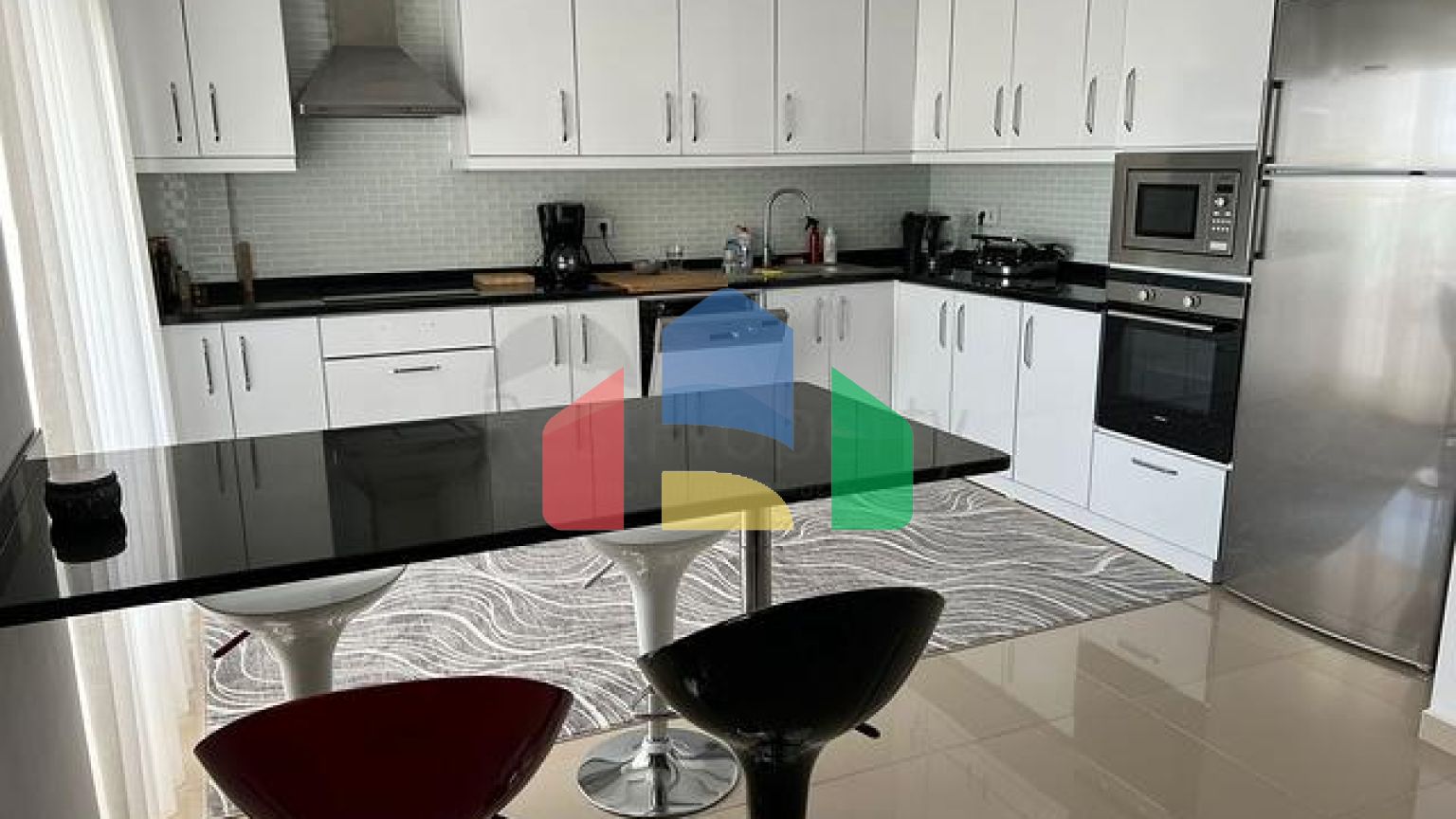 Мебльований пентхаус 3 + 1 в Каргиджаку.