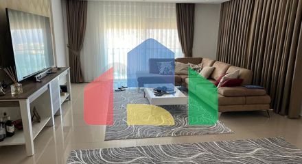 Мебльований пентхаус 3 + 1 в Каргиджаку.