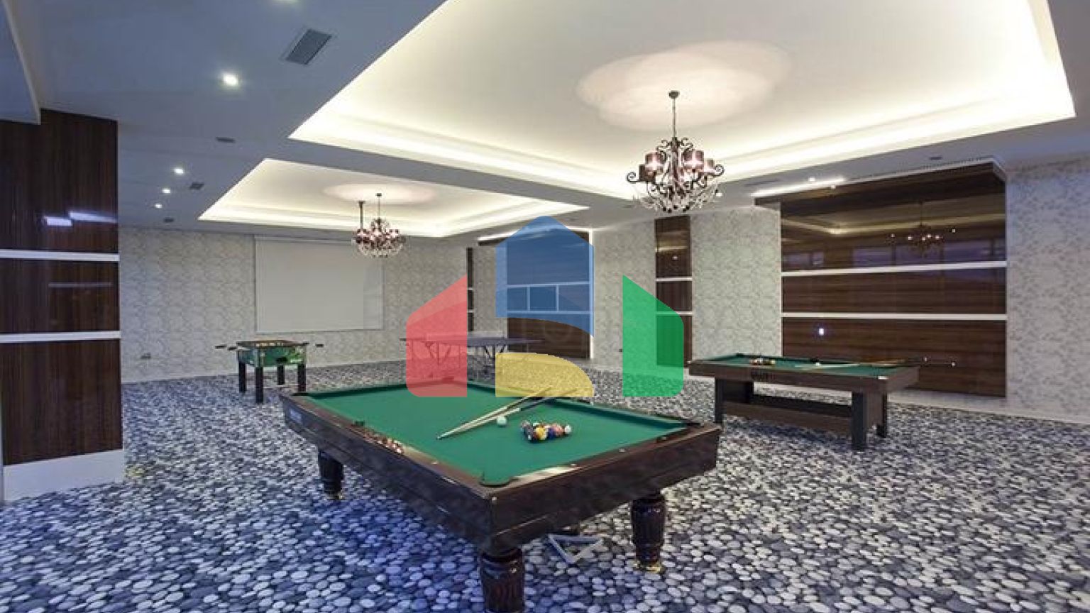 Мебльований пентхаус 3 + 1 в Каргиджаку.