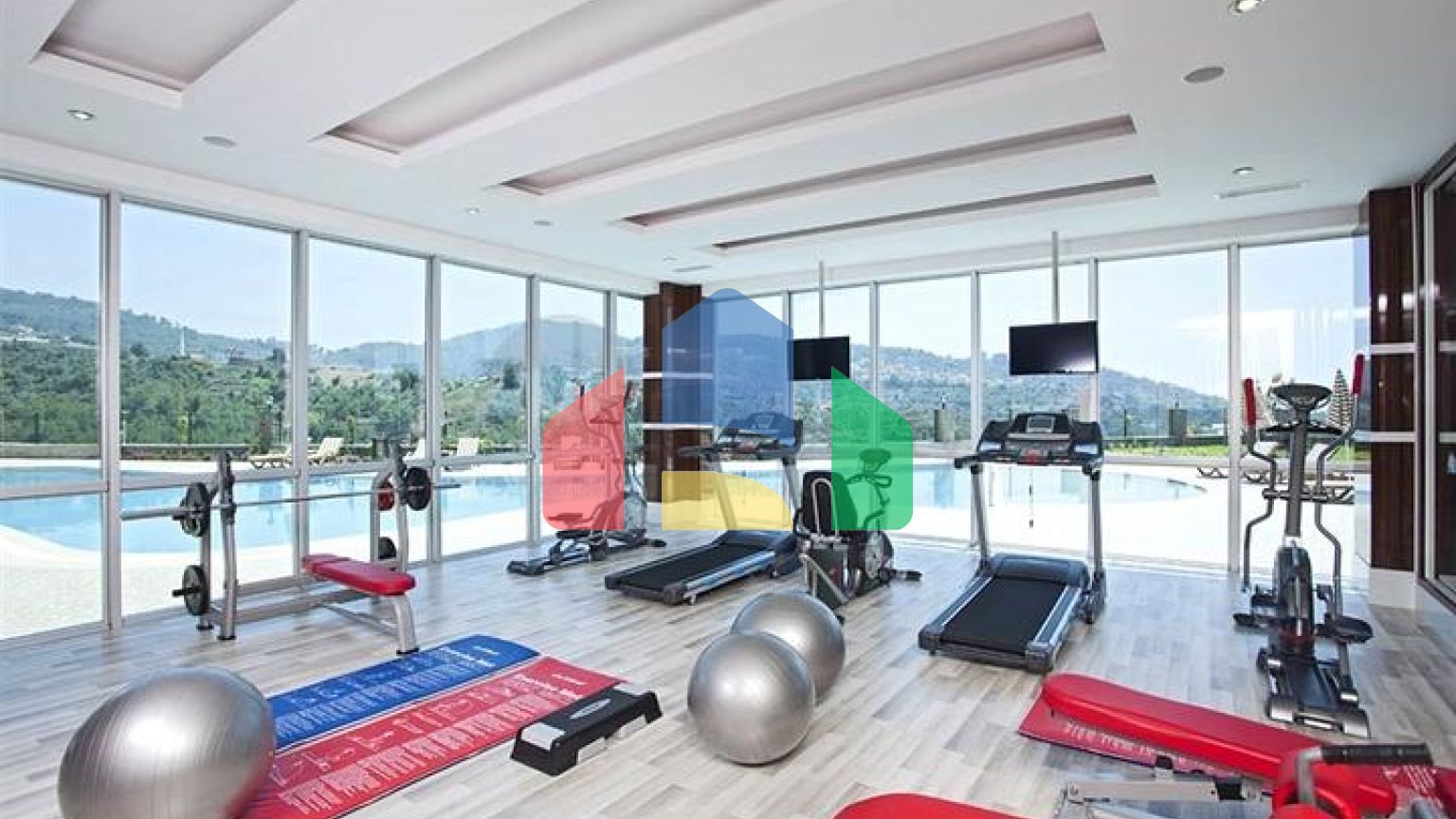 Мебльований пентхаус 3 + 1 в Каргиджаку.