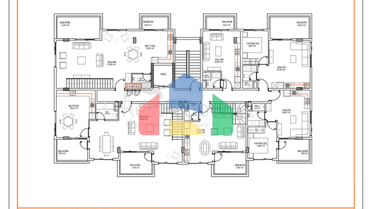 Современный жилой комплекс всего в 200 метрах от песчаного пляжа