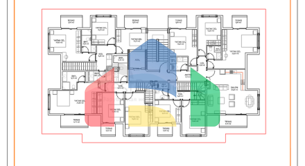 Современный жилой комплекс всего в 200 метрах от песчаного пляжа Современный жилой комплекс всего в 200 метрах от песчаного пляжа