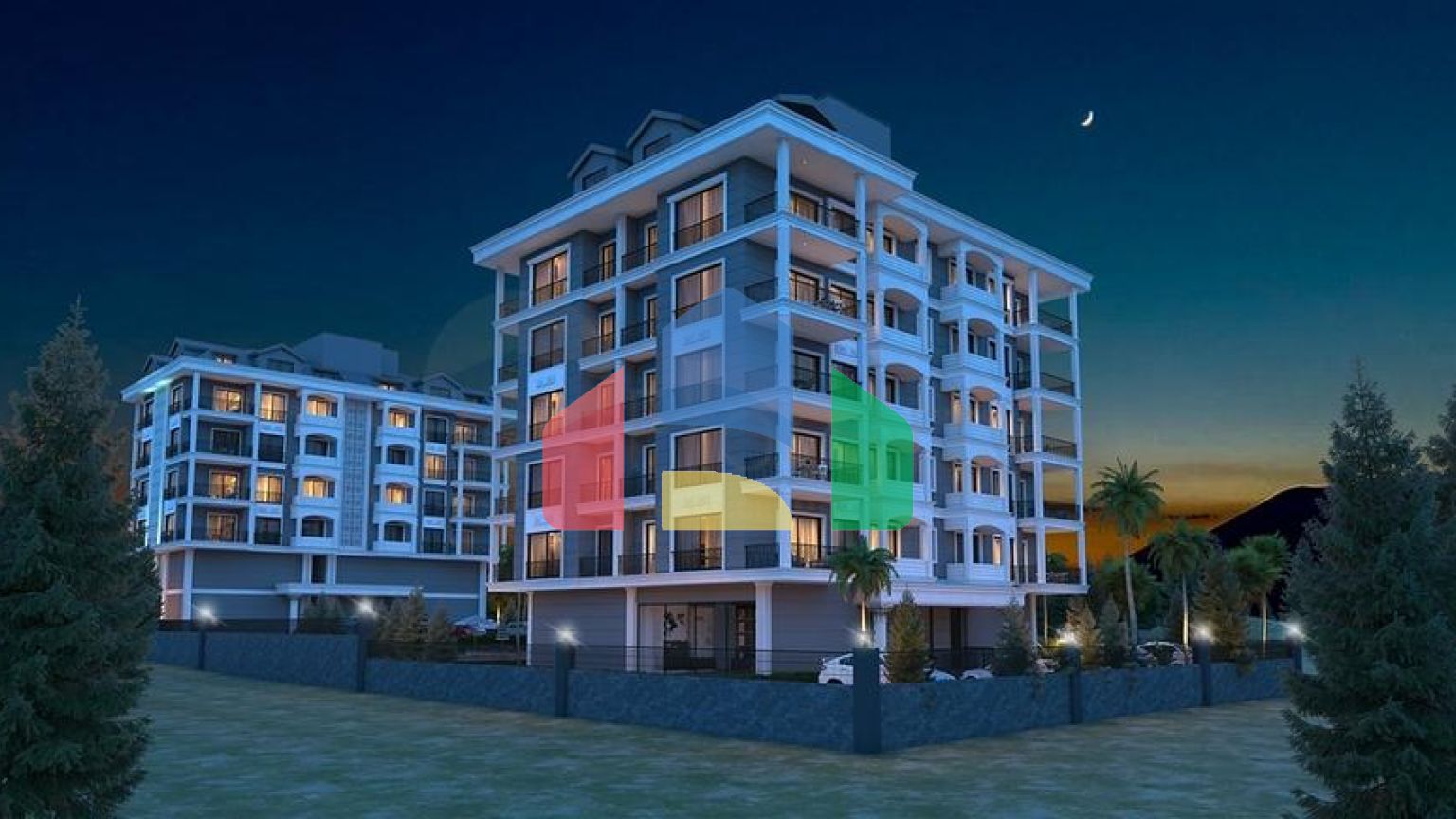 Современный жилой комплекс всего в 200 метрах от песчаного пляжа