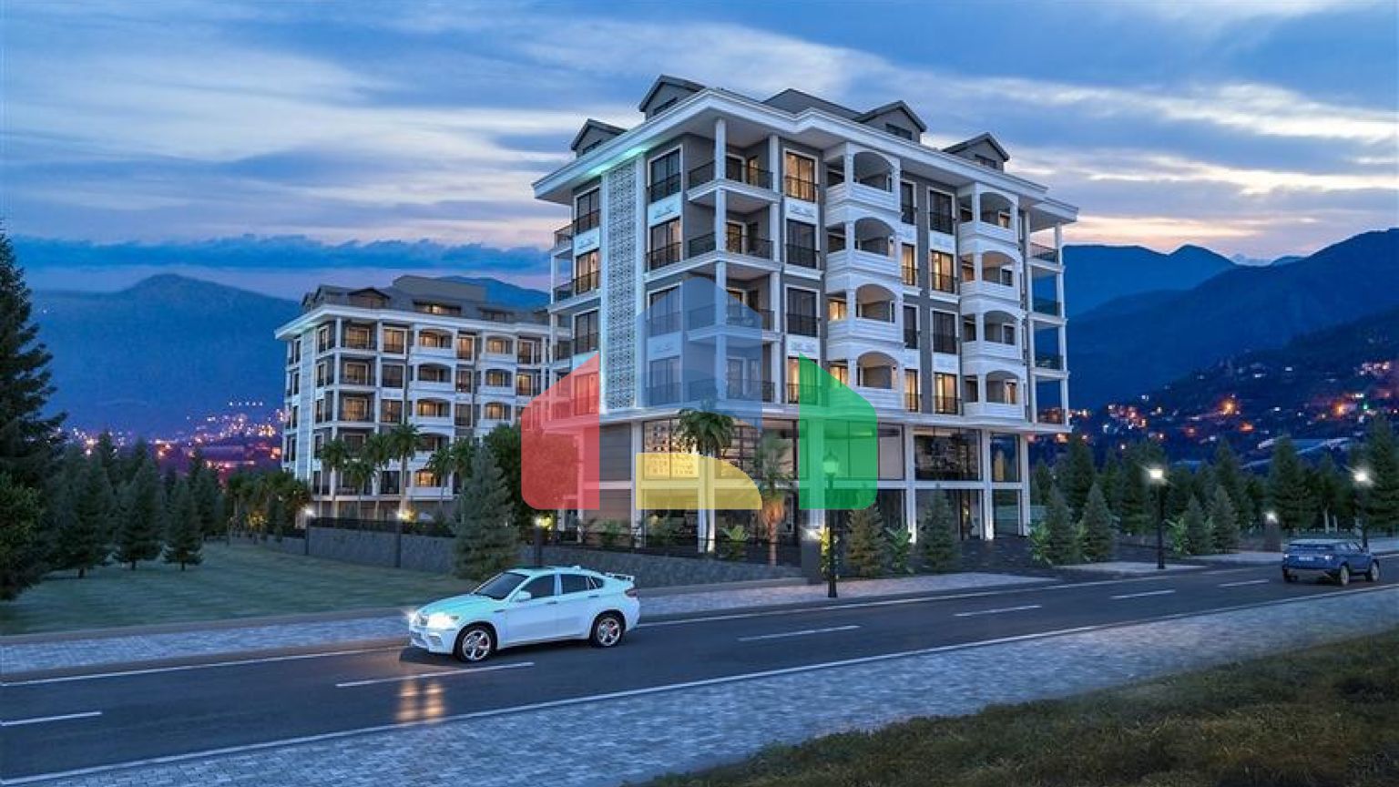 Современный жилой комплекс всего в 200 метрах от песчаного пляжа