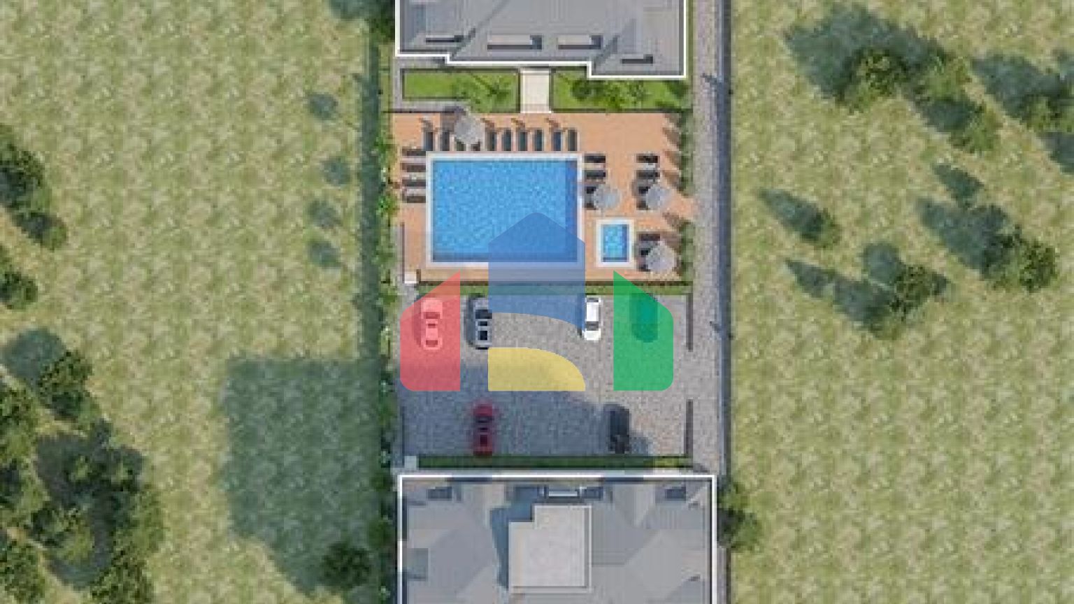 Современный жилой комплекс всего в 200 метрах от песчаного пляжа