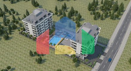 Современный жилой комплекс всего в 200 метрах от песчаного пляжа Современный жилой комплекс всего в 200 метрах от песчаного пляжа