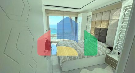 Мебльована квартира 1 + 1 з гарним видом на море в районі Каргиджак Мебльована квартира 1 + 1 з гарним видом на море в районі Каргиджак