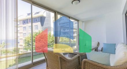 Furnished 2+1 apartment with sea view in Kargicak area
