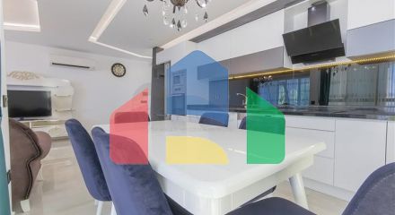 Furnished 2+1 apartment with sea view in Kargicak area