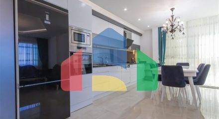 Furnished 2+1 apartment with sea view in Kargicak area