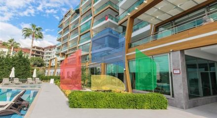 Мебльована квартира 2 + 1 з видом на море в районі Каргиджак