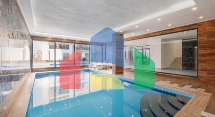 Меблированная трехкомнатная квартира в районе Каргыджак