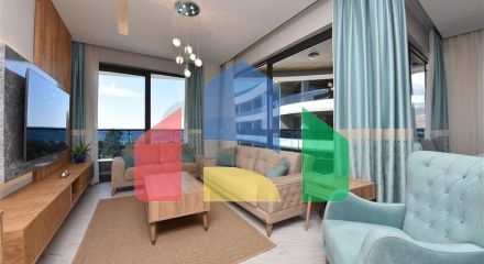 Мебльована трикімнатна квартира на першій береговій лінії