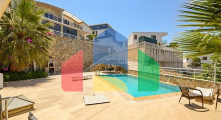 Вілла в Сіте 4+1 з невеликим садом і видом на море і гори в мальовничому районі Каргиджак