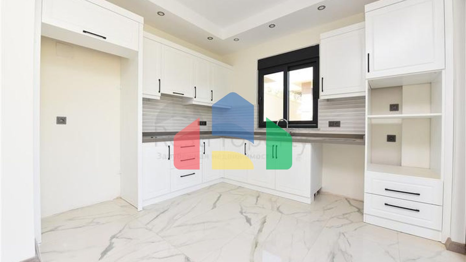 Вилла 3+1 в озелененном районе Каргыджак