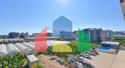 Квартира 1+1 в зеленом районе Каргыджак