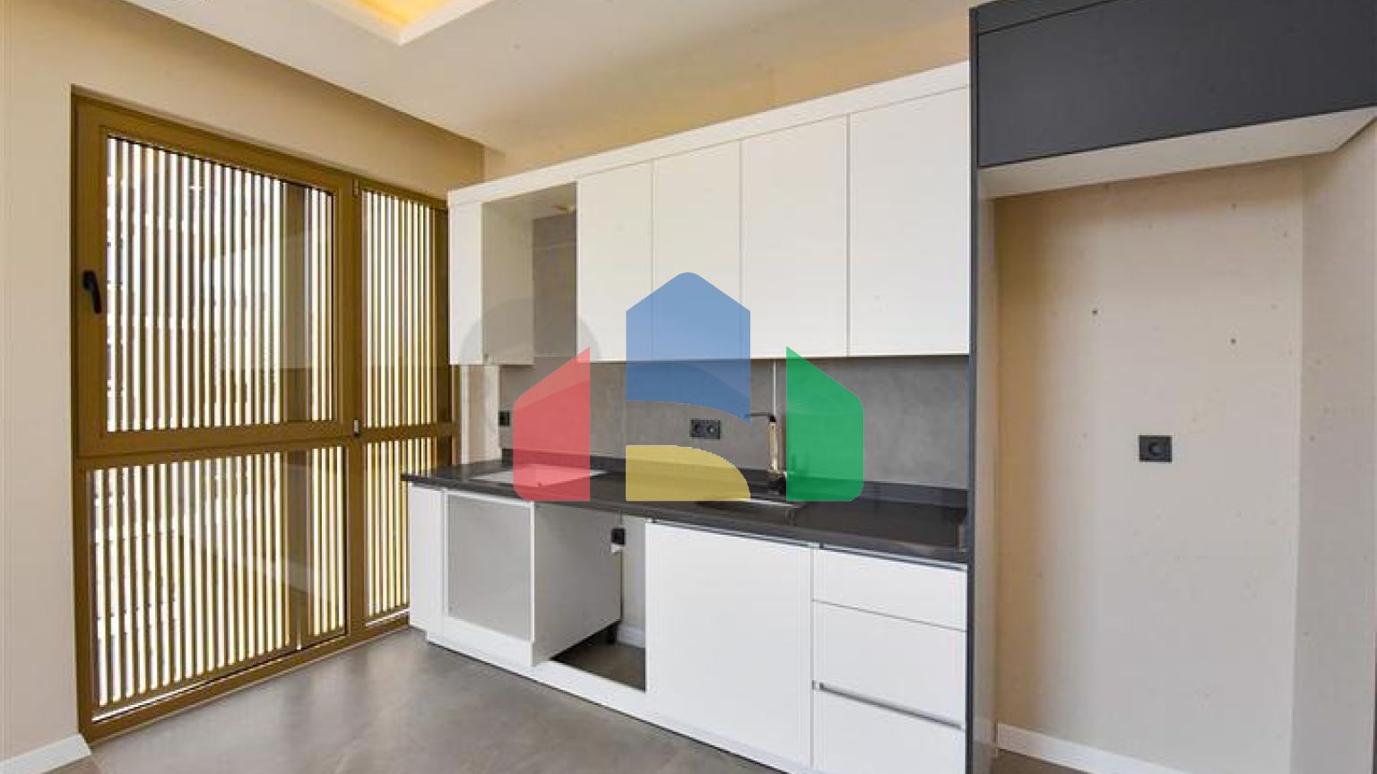 Квартира 1+1 в зеленом районе Каргыджак