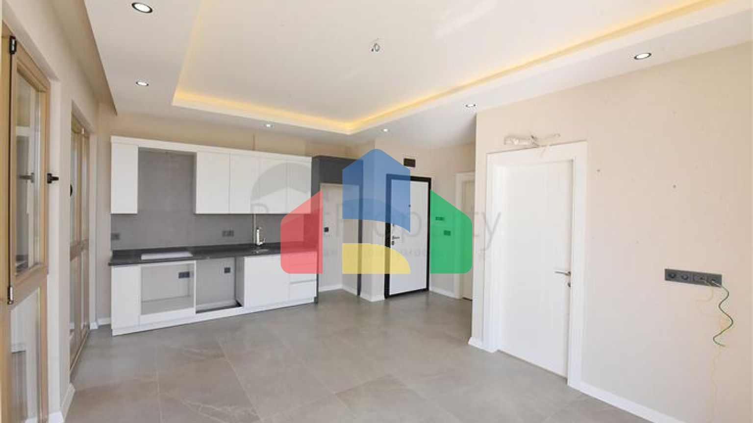 Квартира 1+1 в зеленом районе Каргыджак