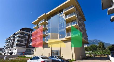 Квартира 1+1 в зеленом районе Каргыджак