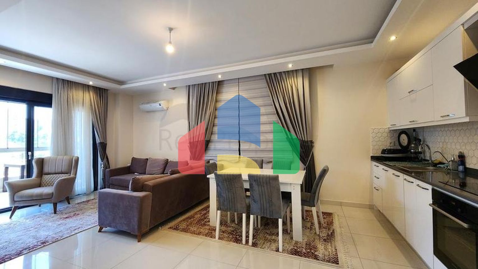 Квартира 1+1 в 300 метрах от Средиземного моря