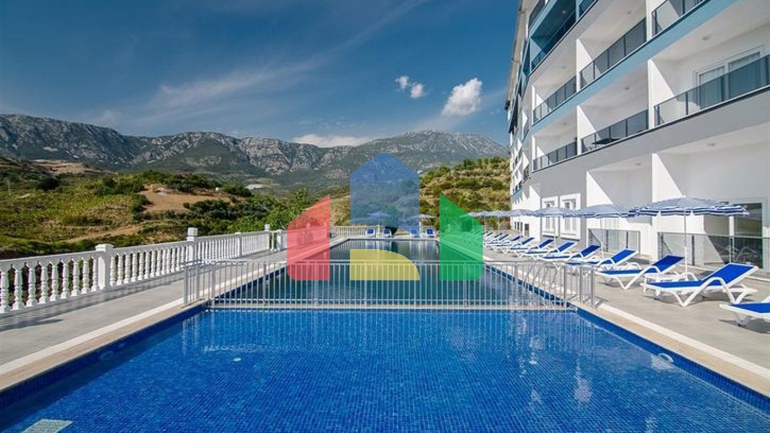 Мебльована квартира плануванням 1+1 в районі Каргиджак