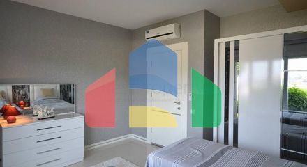 Мебльована вілла плануванням 3 + 1 в районі Каргиджак