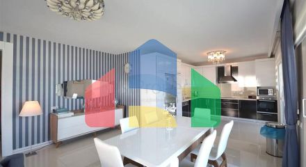 Мебльована вілла плануванням 3 + 1 в районі Каргиджак