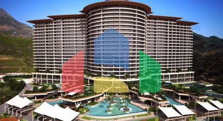 Квартира 1+1 в комплексе отельной концепции.