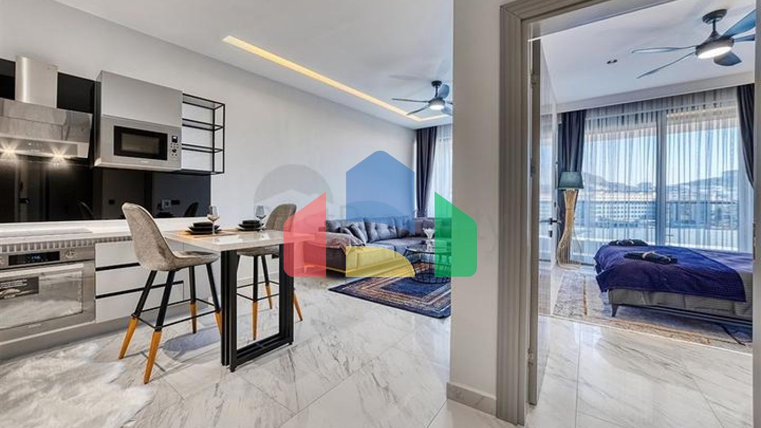 Квартира на первой береговой линии в комплексе премиум класса