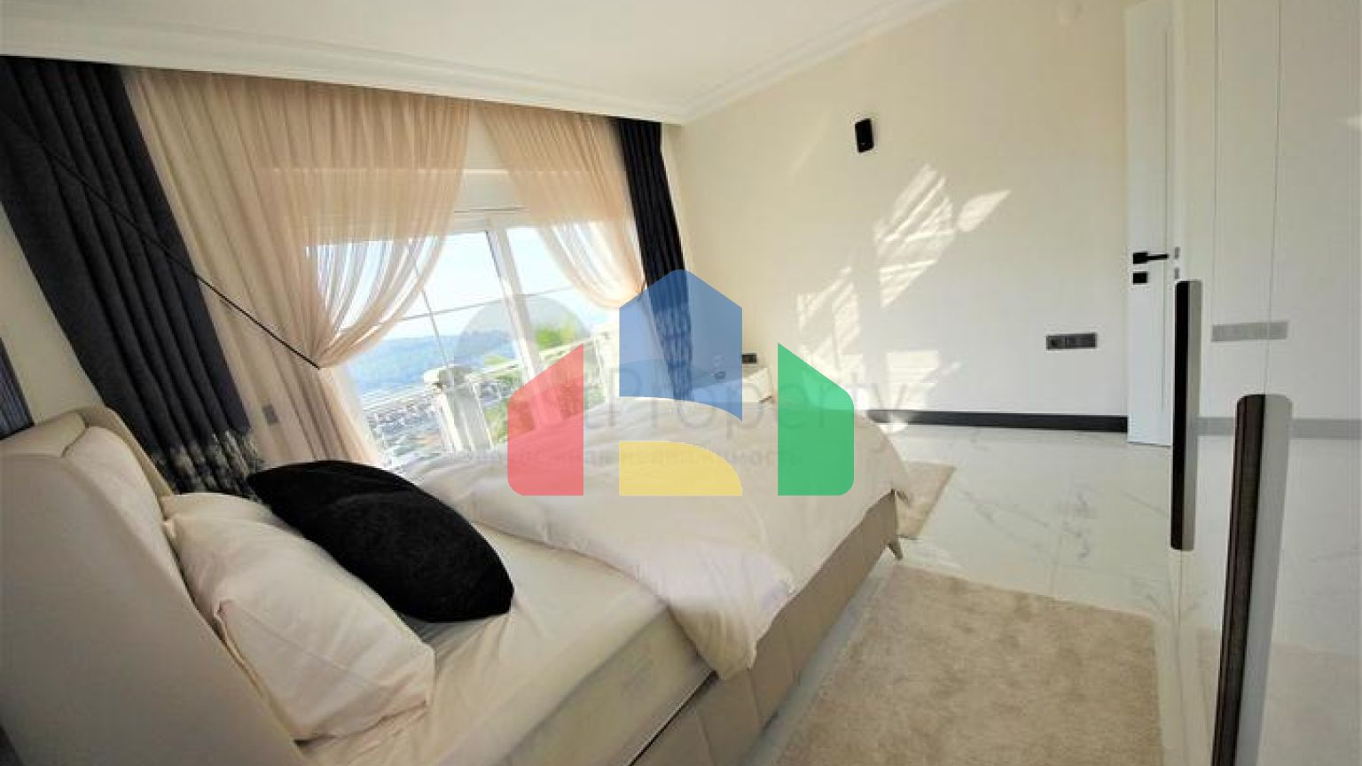 Уютная вилла с панорамным видом в районе Каргыджак