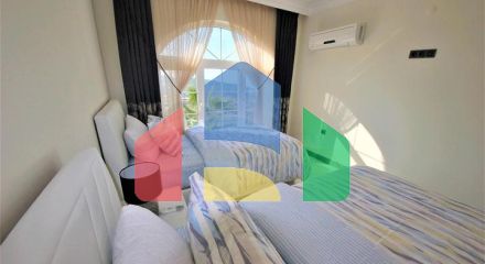 Уютная вилла с панорамным видом в районе Каргыджак