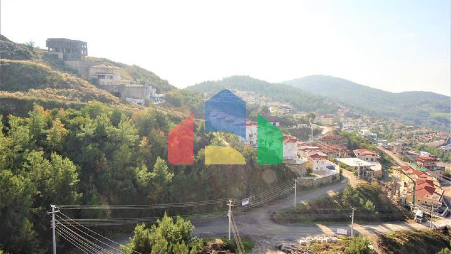 Уютная вилла с панорамным видом в районе Каргыджак