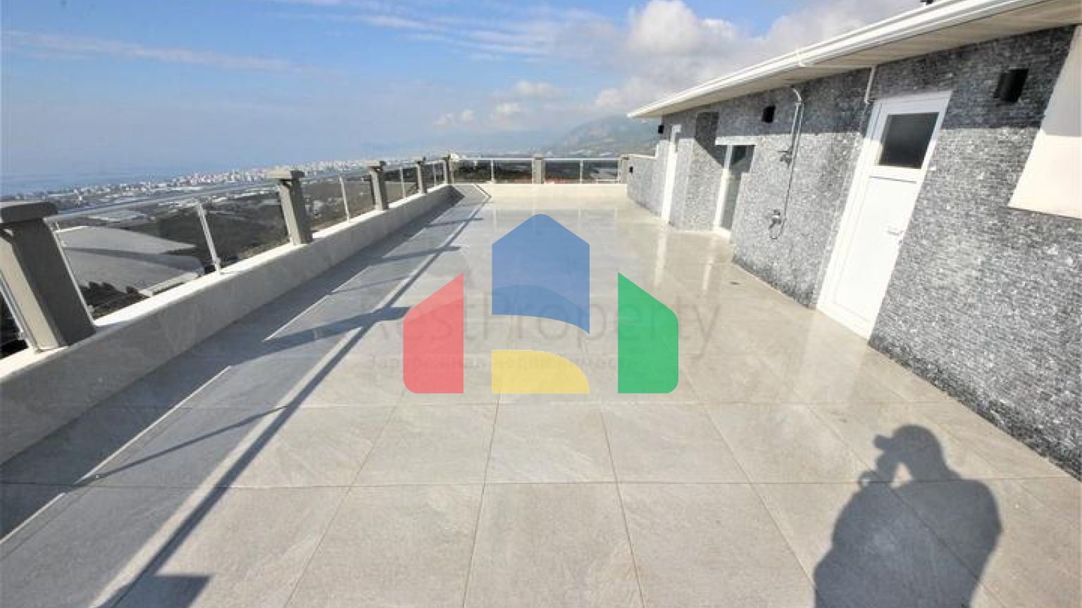 Уютная вилла с панорамным видом в районе Каргыджак