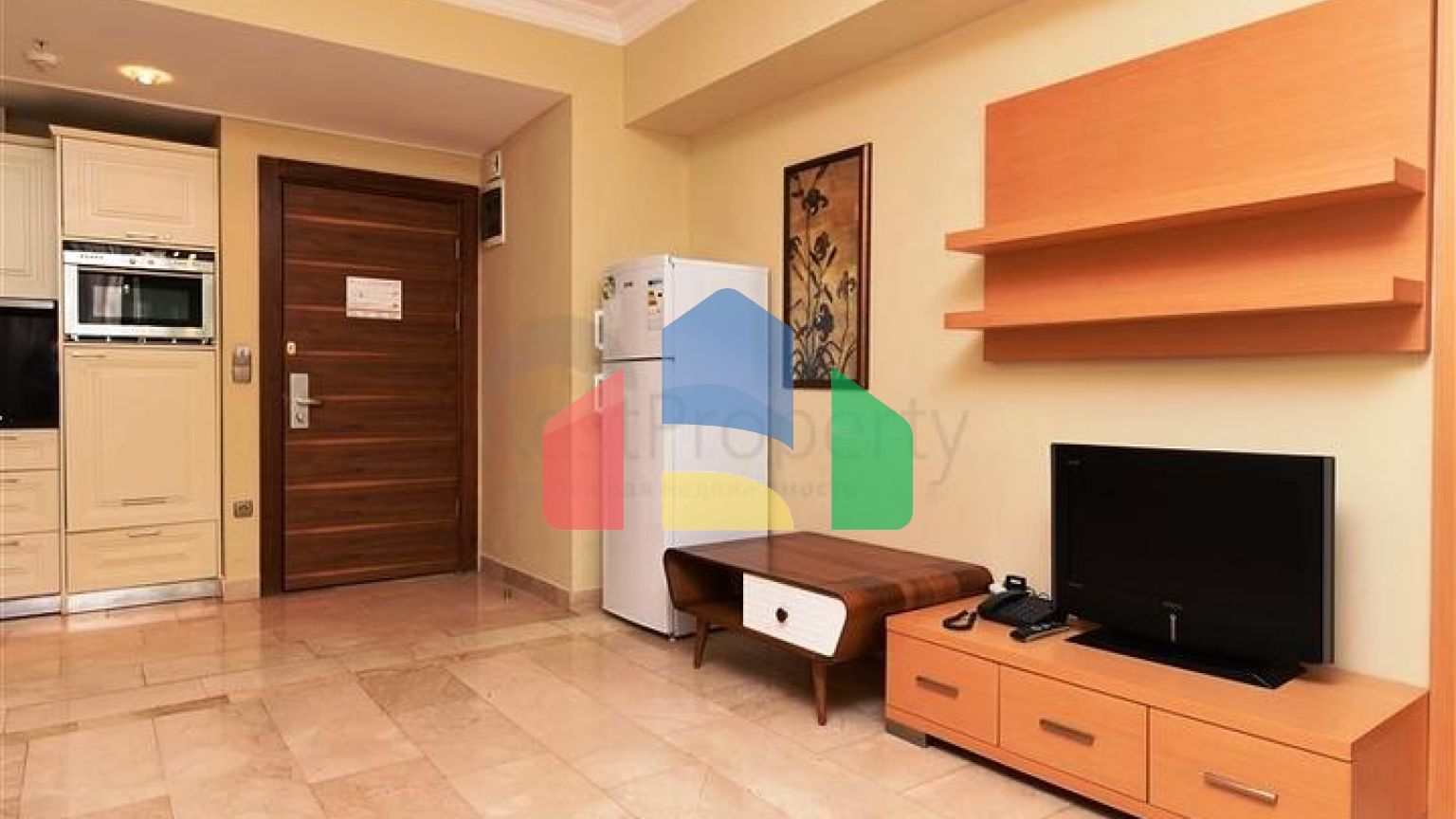 Квартира 2+1 в комплексе отельного типа в Каргыджаке