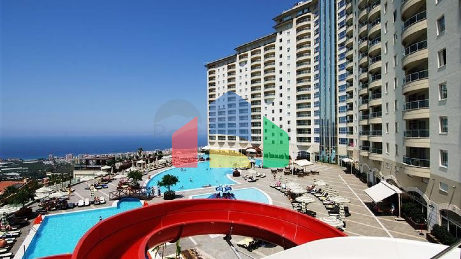 Квартира 2+1 в комплексе отельного типа в Каргыджаке