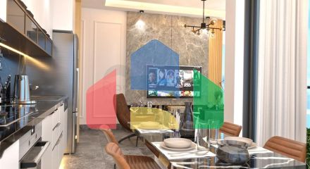 Трикімнатна квартира в споруджуваному житловому комплексі в елітному районі Каргиджак Трикімнатна квартира в споруджуваному житловому комплексі в елітному районі Каргиджак