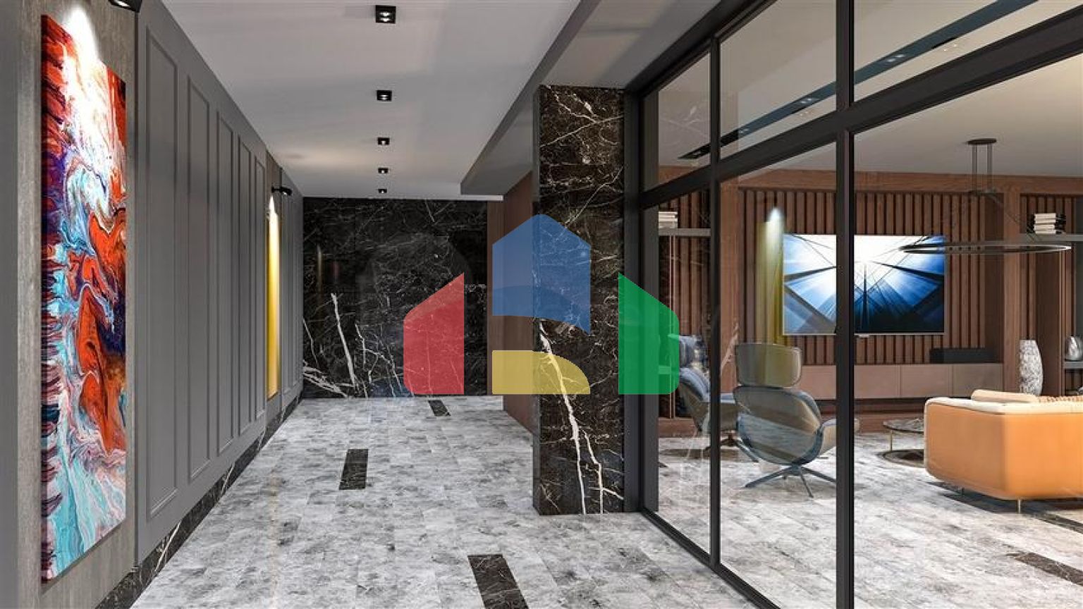 Трикімнатна квартира в споруджуваному житловому комплексі в елітному районі Каргиджак