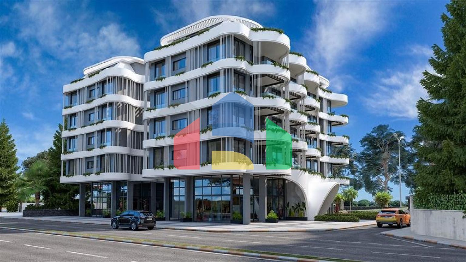 Трикімнатна квартира в споруджуваному житловому комплексі в елітному районі Каргиджак