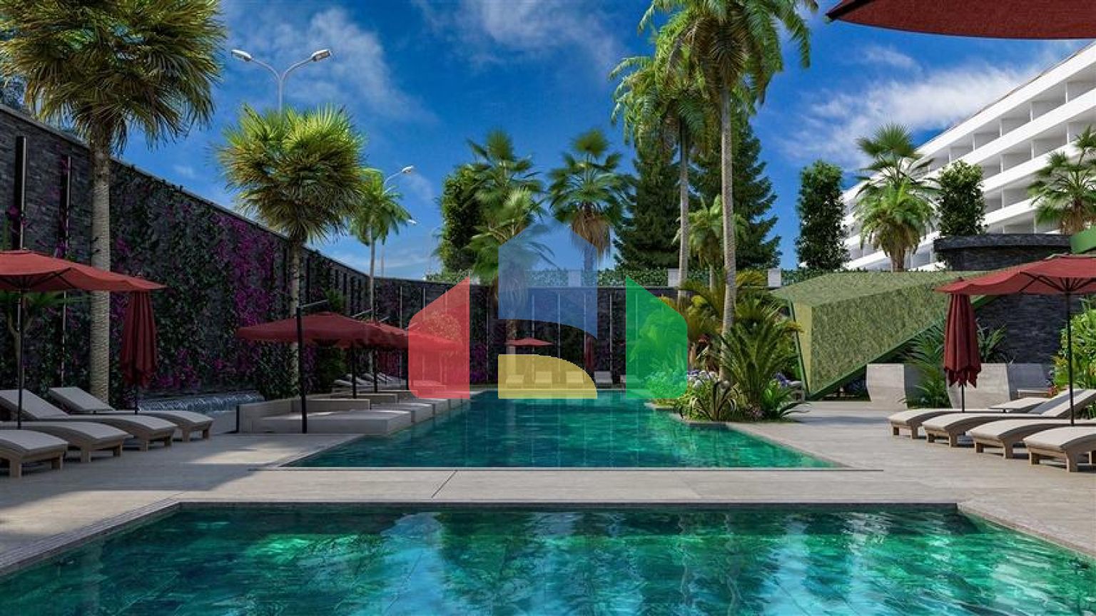 Трикімнатна квартира в споруджуваному житловому комплексі в елітному районі Каргиджак