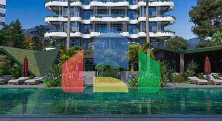 Трикімнатна квартира в споруджуваному житловому комплексі в елітному районі Каргиджак Трикімнатна квартира в споруджуваному житловому комплексі в елітному районі Каргиджак