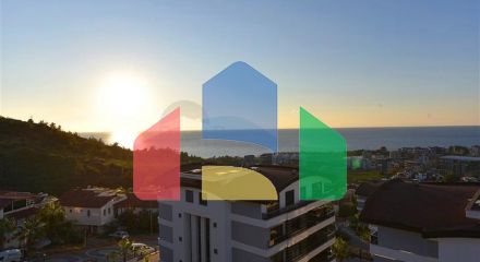 Пентхаус 2+1 с потрясающим видом в районе Каргыджак