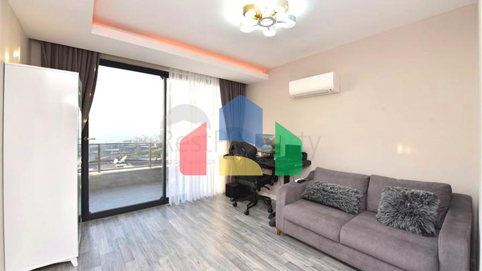 Пентхаус 2+1 с потрясающим видом в районе Каргыджак