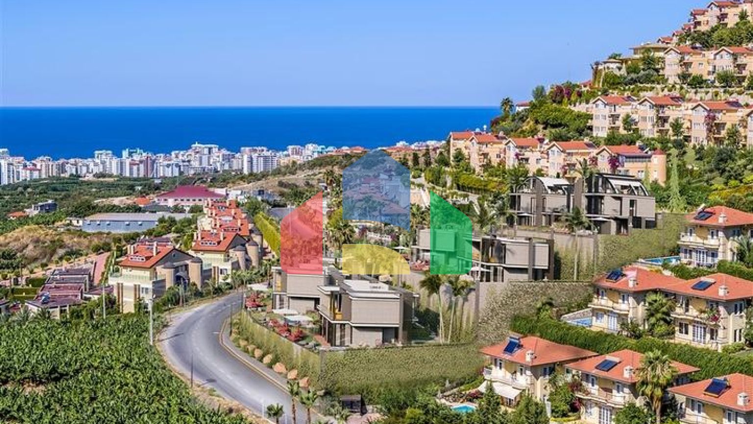 Новый проект вилл в районе Каргыджак