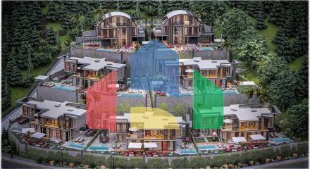 Новый проект вилл в районе Каргыджак