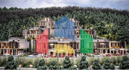 Новый проект вилл в районе Каргыджак