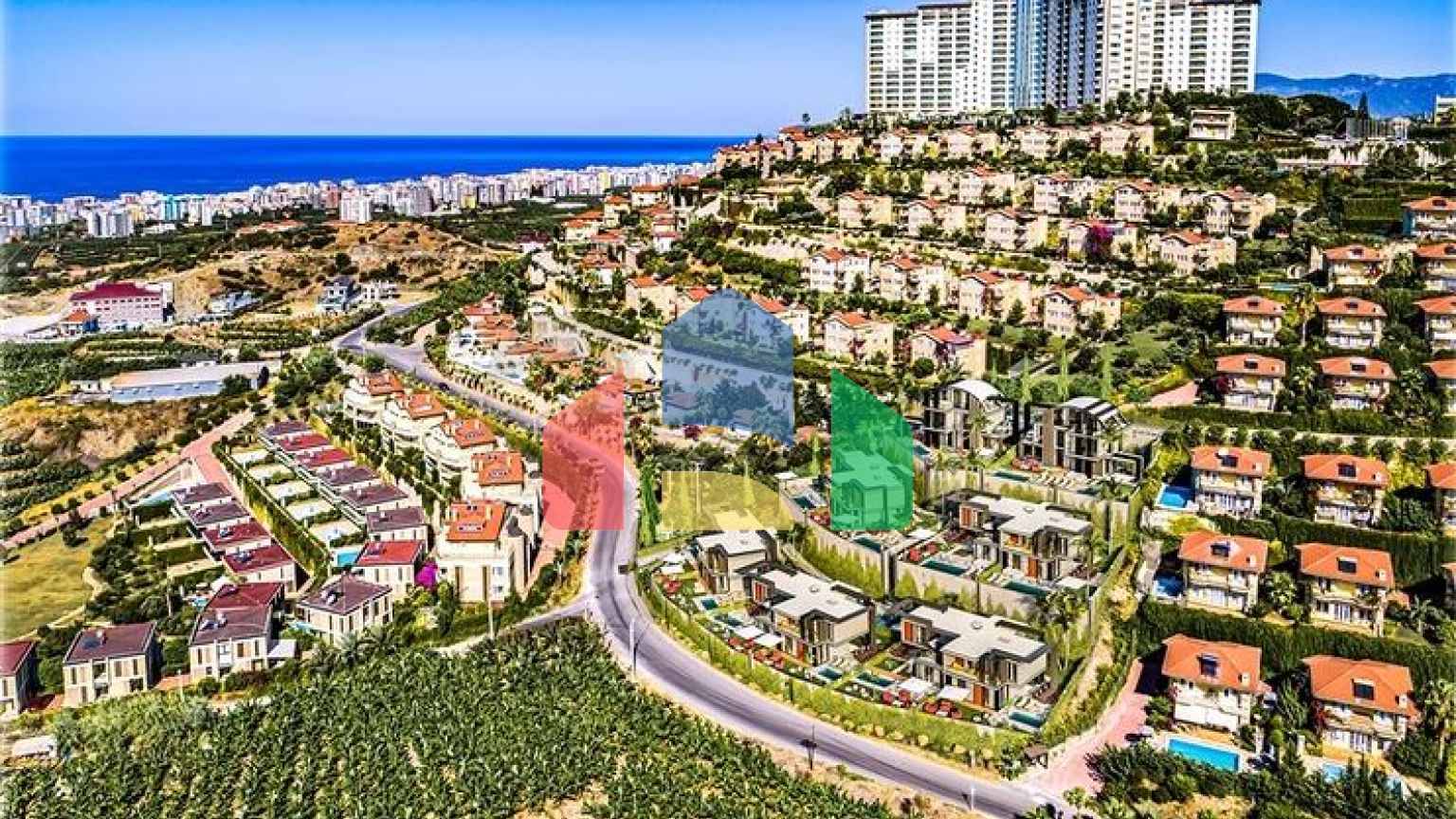 Новый проект вилл в районе Каргыджак