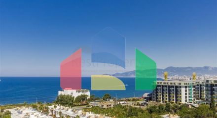 Spacious furnished apartment with sea view in a picturesque area by the sea