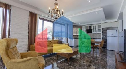 Spacious furnished apartment with sea view in a picturesque area by the sea