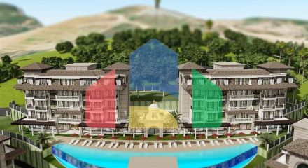 New investment project with sea view in Kargicak district