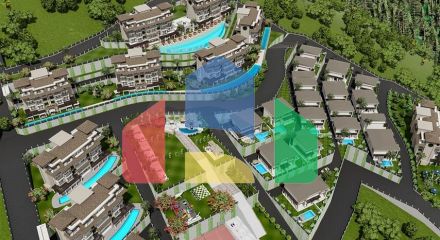 New investment project with sea view in Kargicak district
